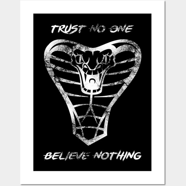 Trust No One Wall Art by Justice and Truth